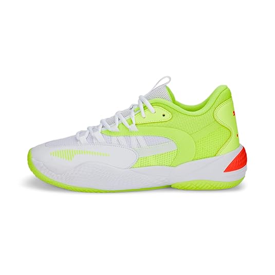 バッシュ PUMA COURT AND RIDER TWOFOLD　29cm Buy Puma Unisex-Adult Court Rider 2.0 Glow Stick White-Lime