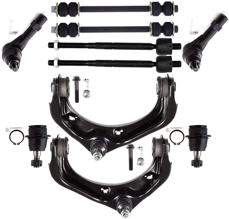 OCPTY - New 10-Piece Front Upper Control Arm Inner Outer Tie Rod End Front Sway Bar Link Front Lower Ball Joint fit 2006-2010 For Ford Explorer 2006-2010 For Mercury Mountaineer