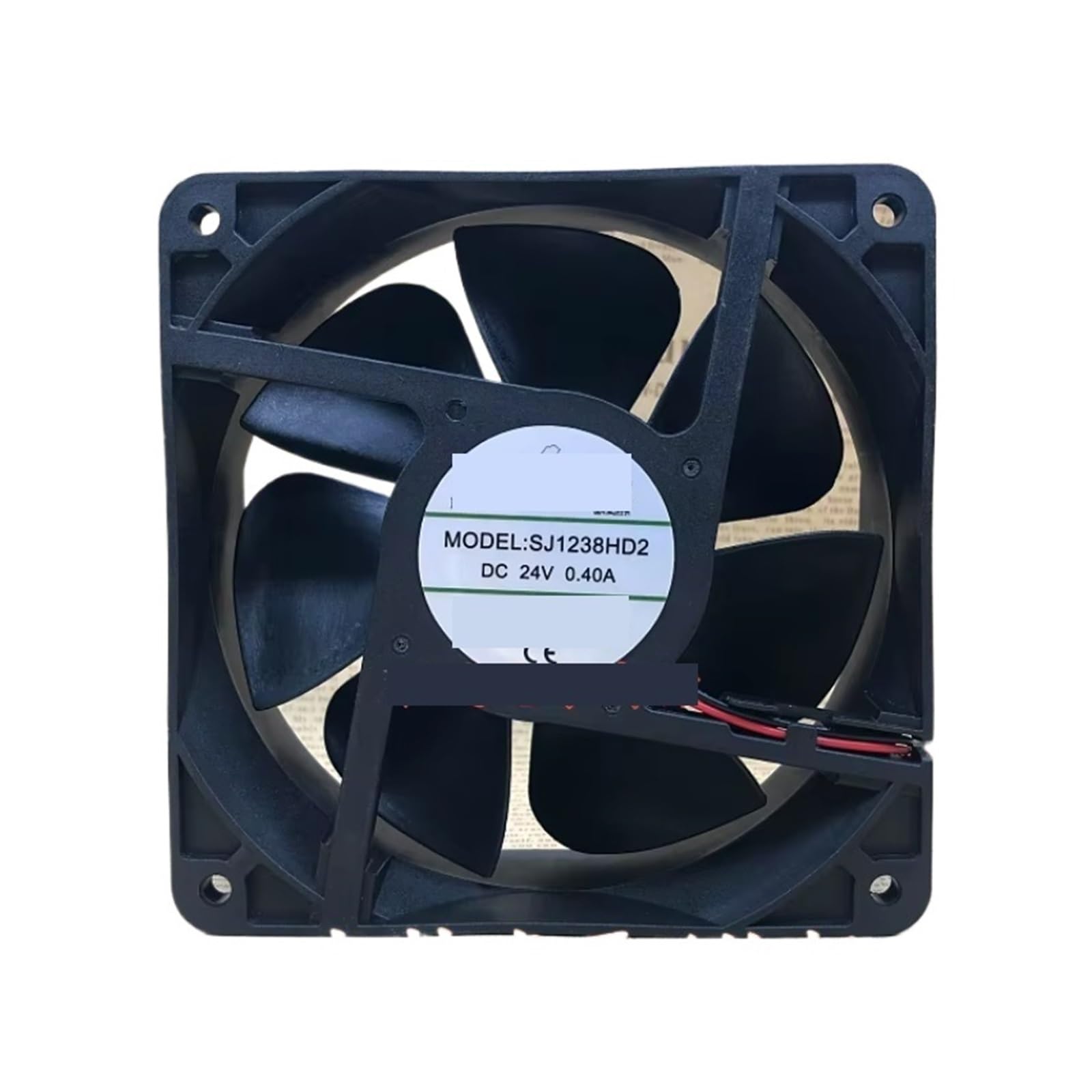 UITGVDQAT SJ1238HD2 DC 24V 0.40A 120x120x38mm 2-Wire Server Cooling Fan