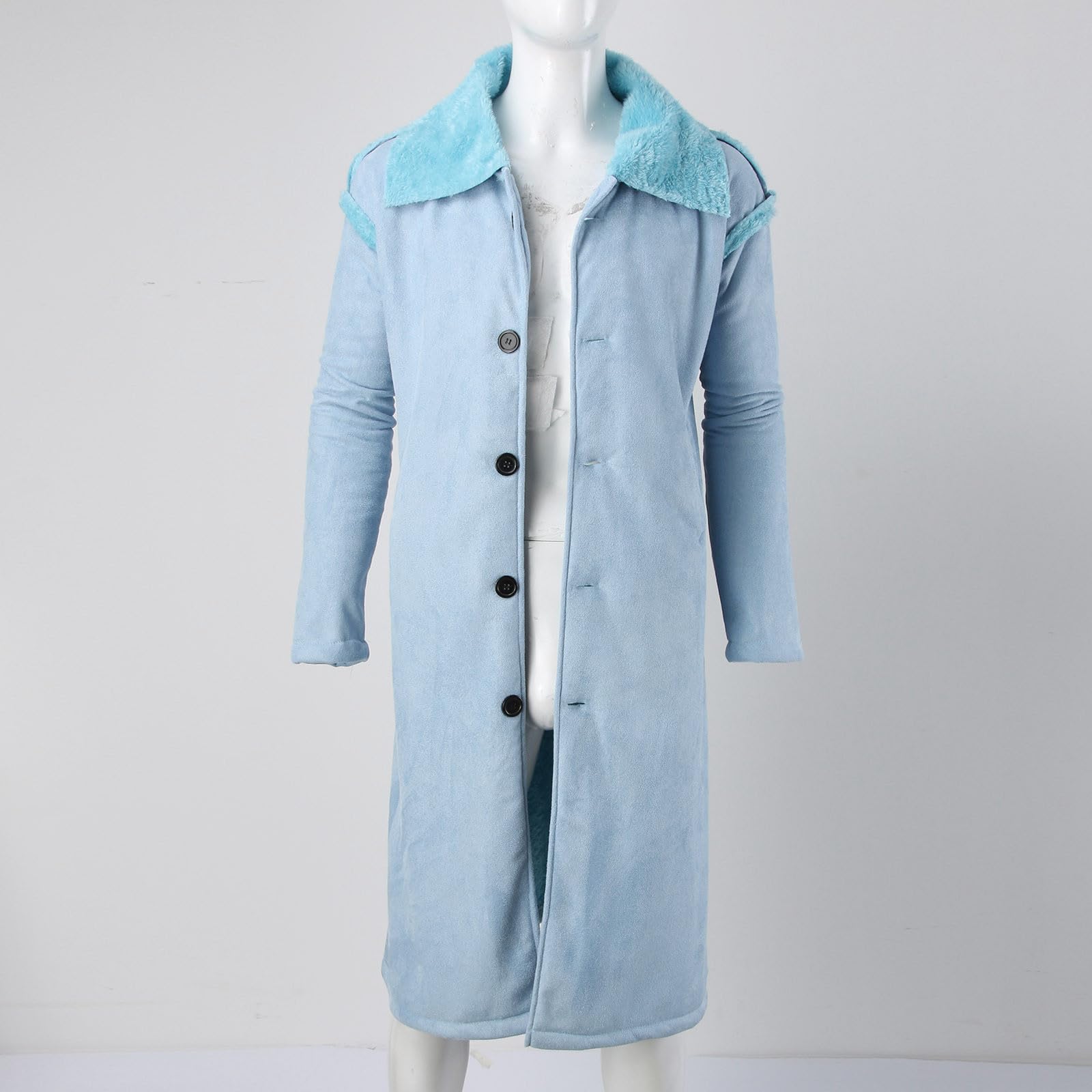 Generisch Damen Fleecejacke Herren- Winter-, warmer langer Mantel, Mantel