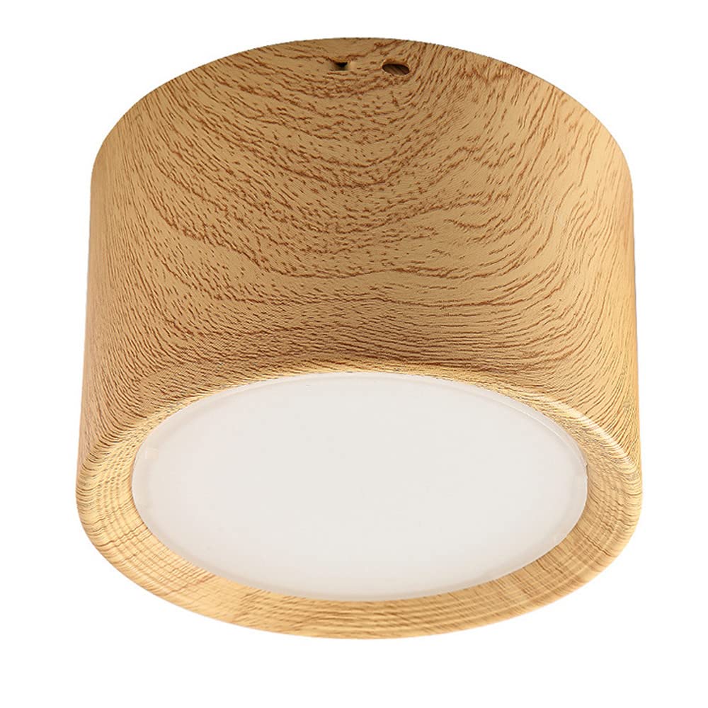 BHGFYXBS Led Ceiling Cob Spotlight Baffle Trim Mounted Corridor 5W/12W White Black Aluminum Light Fixture Simple Retrofit Installation - No Flicker12W-6000K,5w-White light