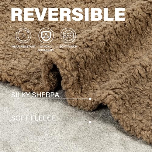 Couverture de lit imperméable très grand jeté de canapé polaire chaude 203x152 - 5