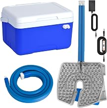 Cold Therapy Machine After Surgery Ice Machine with Knee Flexible Pad, Cryotherapy Machine for Knee Pain, Sprains, Swelling, Other Injuries, Quiet Pump,Timing Function (9 Quart)