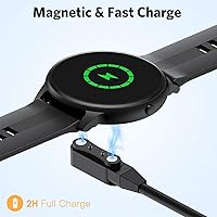 Vista 4 de Cargador universal magnético para reloj inteligente, accesorios de reloj inteligente de 2 pines, cargador de repuesto de succión magnética