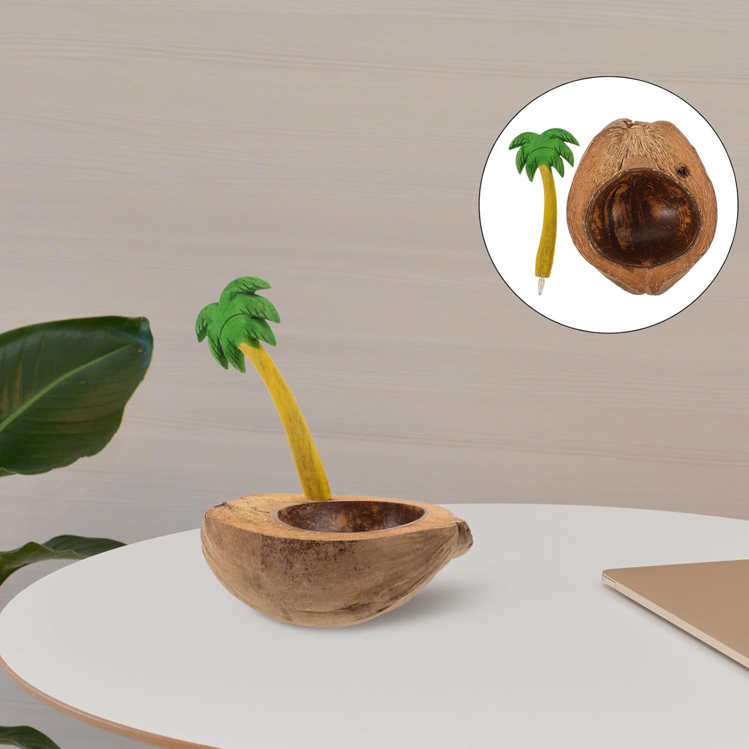Coconut Shell Candle Holder Portable Tealight Candle Holder for Home Decor Beach Parties and Table Centerpieces Handmade Design for Unique Aesthetic