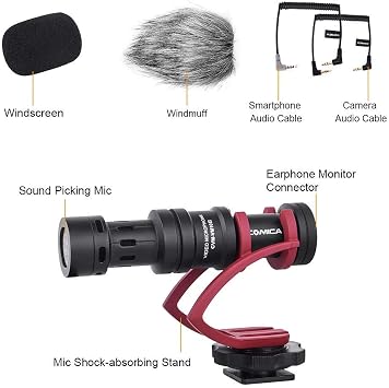 comica CVM-VM10II Mini Camera Microphone