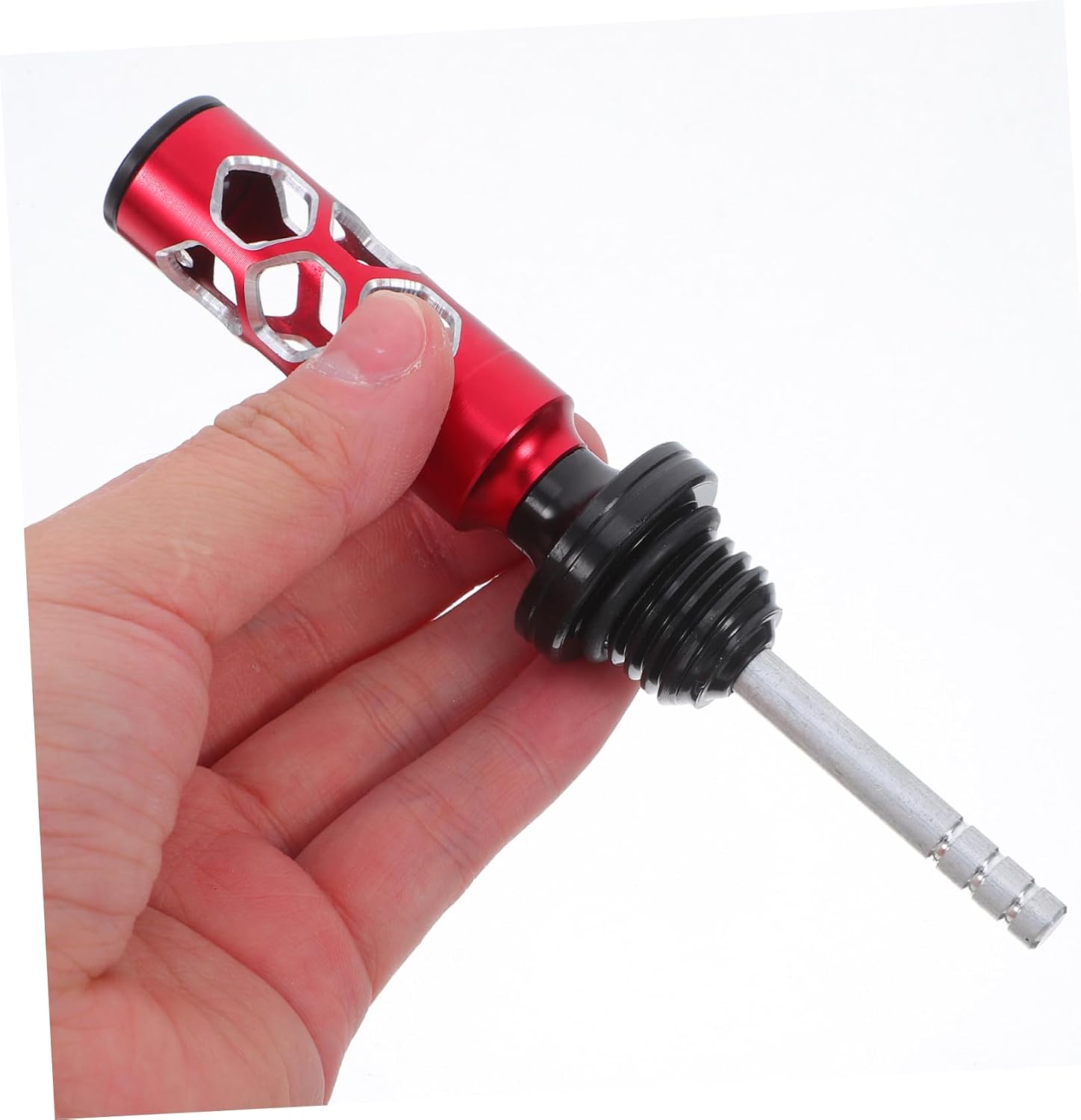 Cabilock Motorcycle Engine Oil Precision Measurement Oil Replacement Aluminum Alloy Motorcycles Oil Tank
