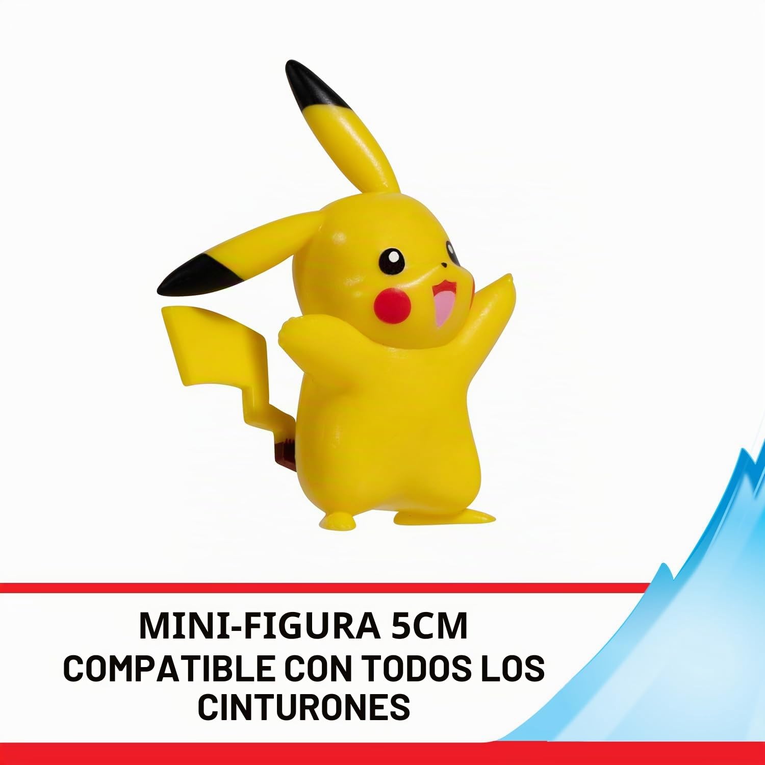 Bandai Ceinture Clip 'N' Go Pikachu Pokémon Day Pokémon - 1 Ceinture, 2 Poké Balls et 1 Figurine Pikachu 5 cm