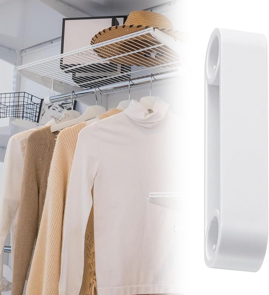 4 Pcs Plastic Rod Gasket Caps Closet Rod Wire Shelf End Caps Closet System Parts Shelf Covers Compatible with Rubbermaid Wire Shelving