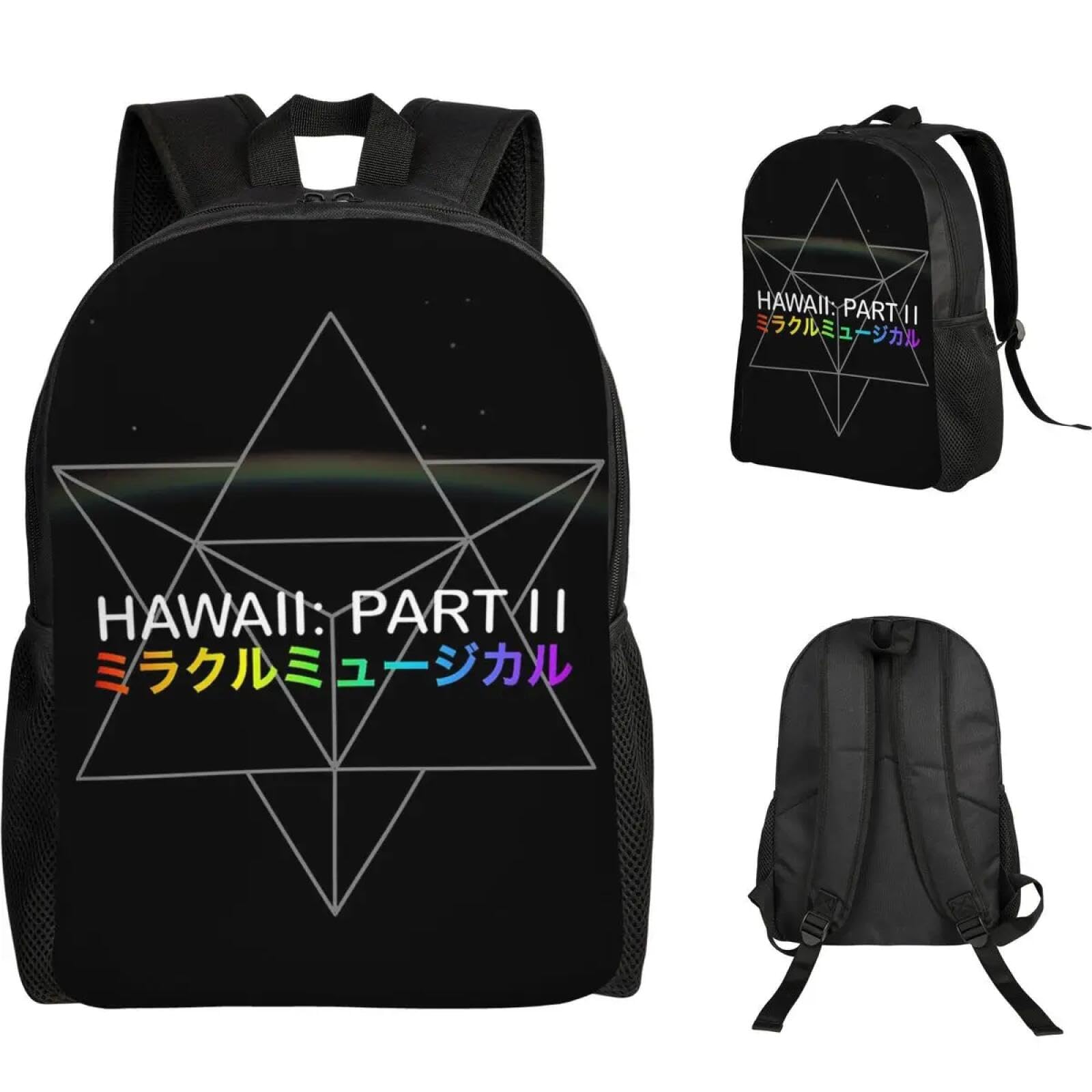 Backpack Hawaii Part Ii Student School Hiking Travel Daypack for Men Women Fashion Book Shoulder s Halloween and Christmas gifts