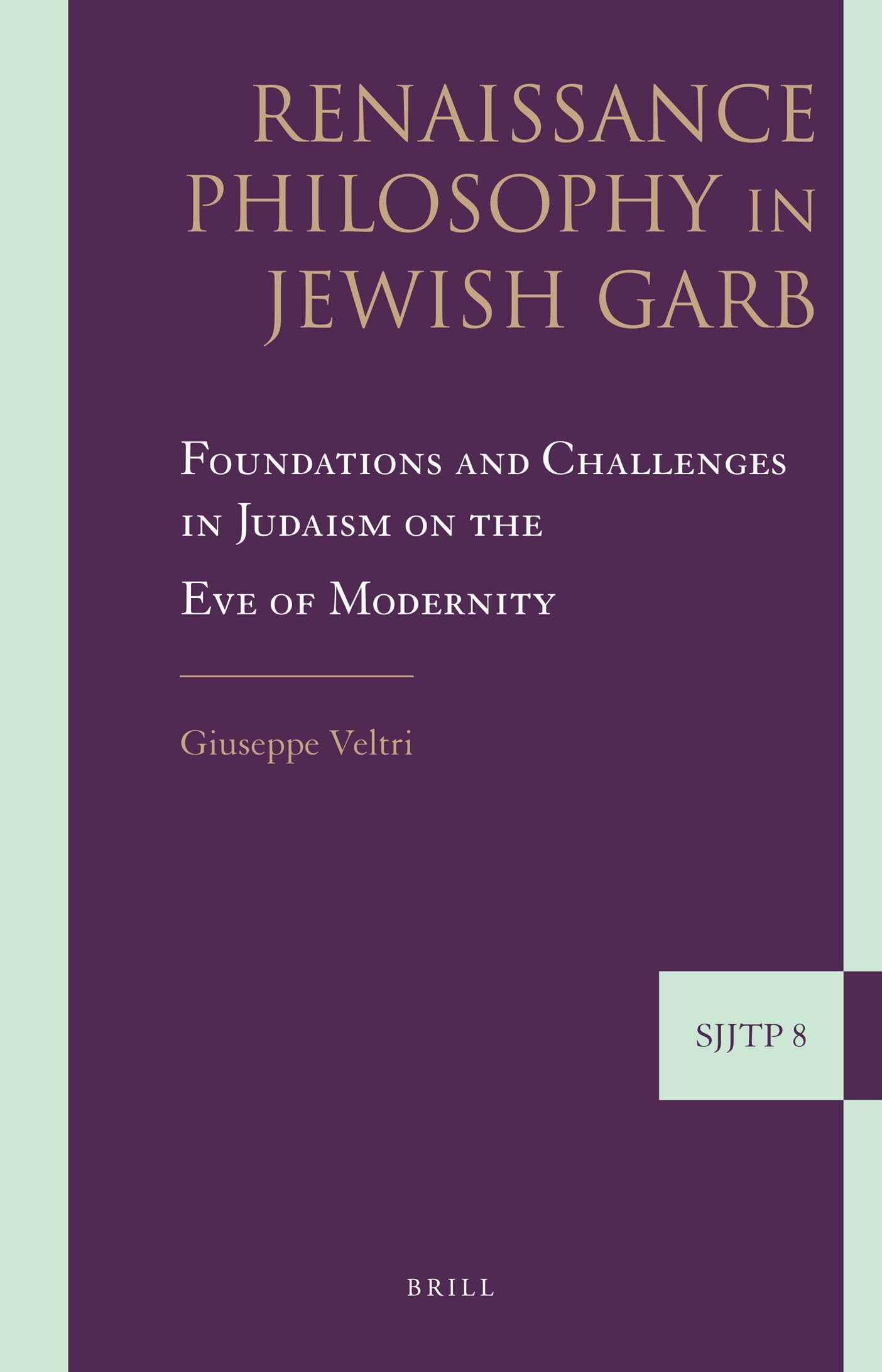 Renaissance Philosophy in Jewish Garb: Foundations and Challenges in Judaism on the Eve of Modernity (Supplements to the Journal of Jewish Thought and Philosophy): 8