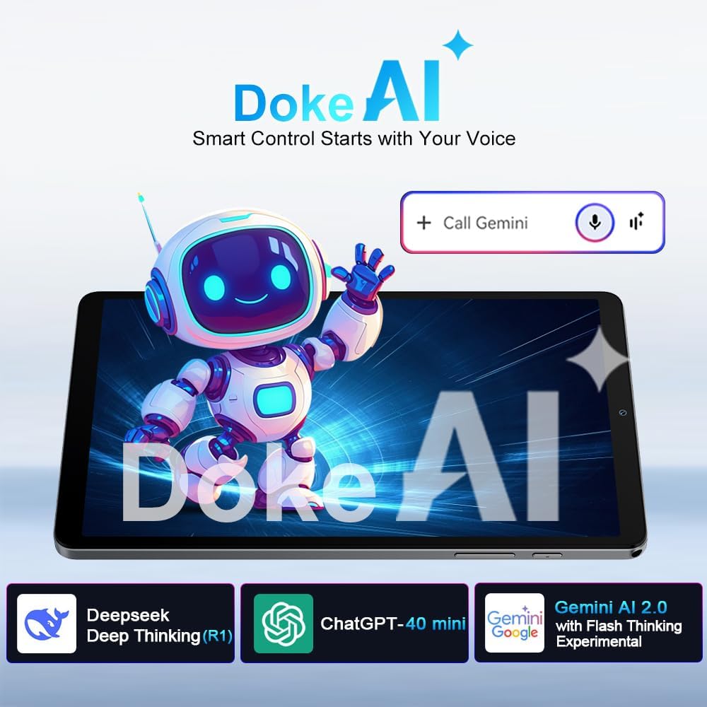 Назад view Чорногоview Link 2 tablet, showing the rear cameras and Blackview логотип.