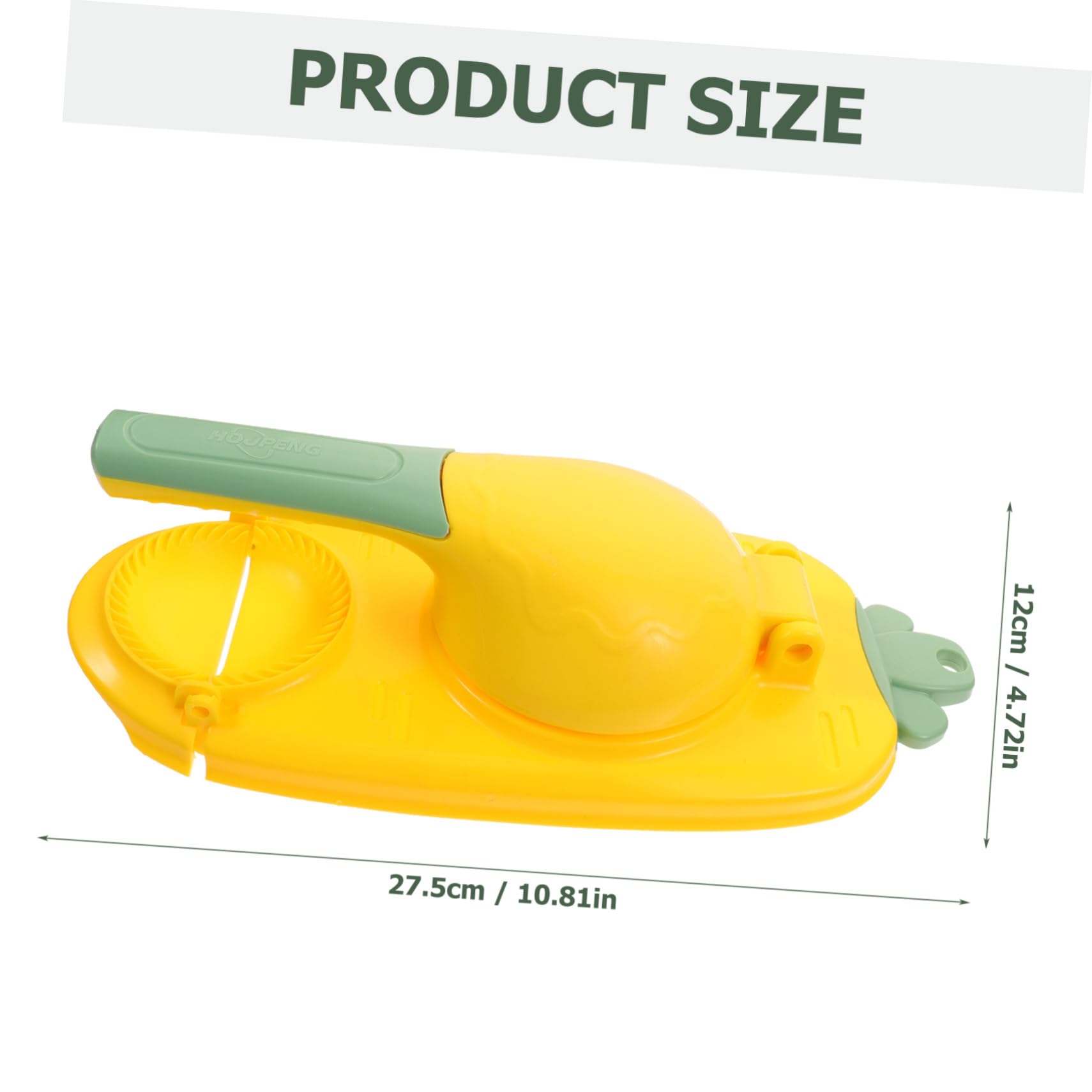 OHPHCALL Dumpling Pressing Machine Dumpling Making Tool Non-stick Surface for Easy Removal Comfortable to Use for Household Dumplings Kitchen Artifact