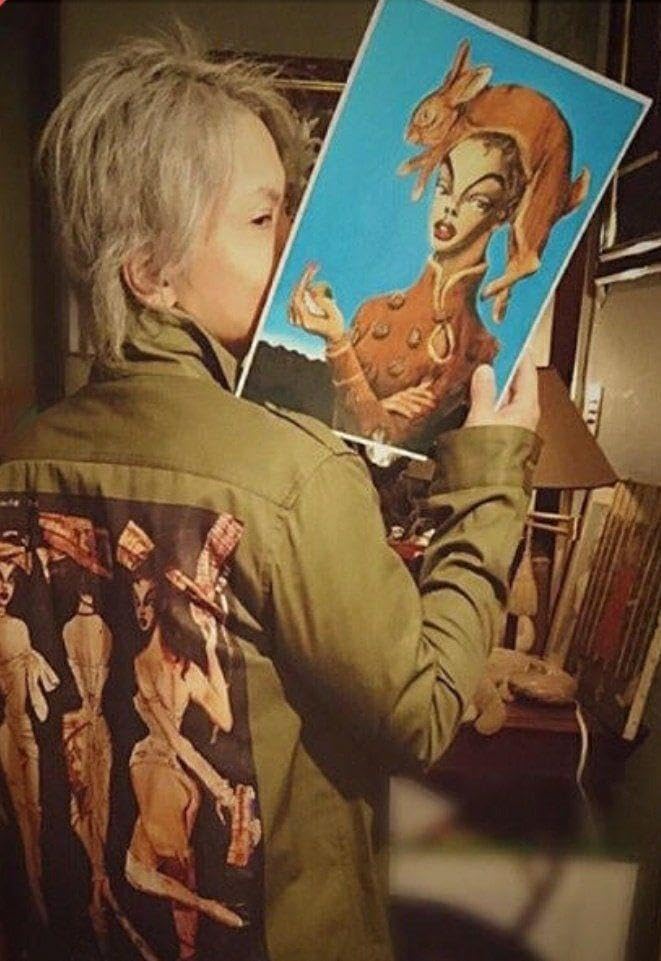 Amazon.co.jp: HYDE着用 金子國義 ミリタリーシャツ ユニセックス