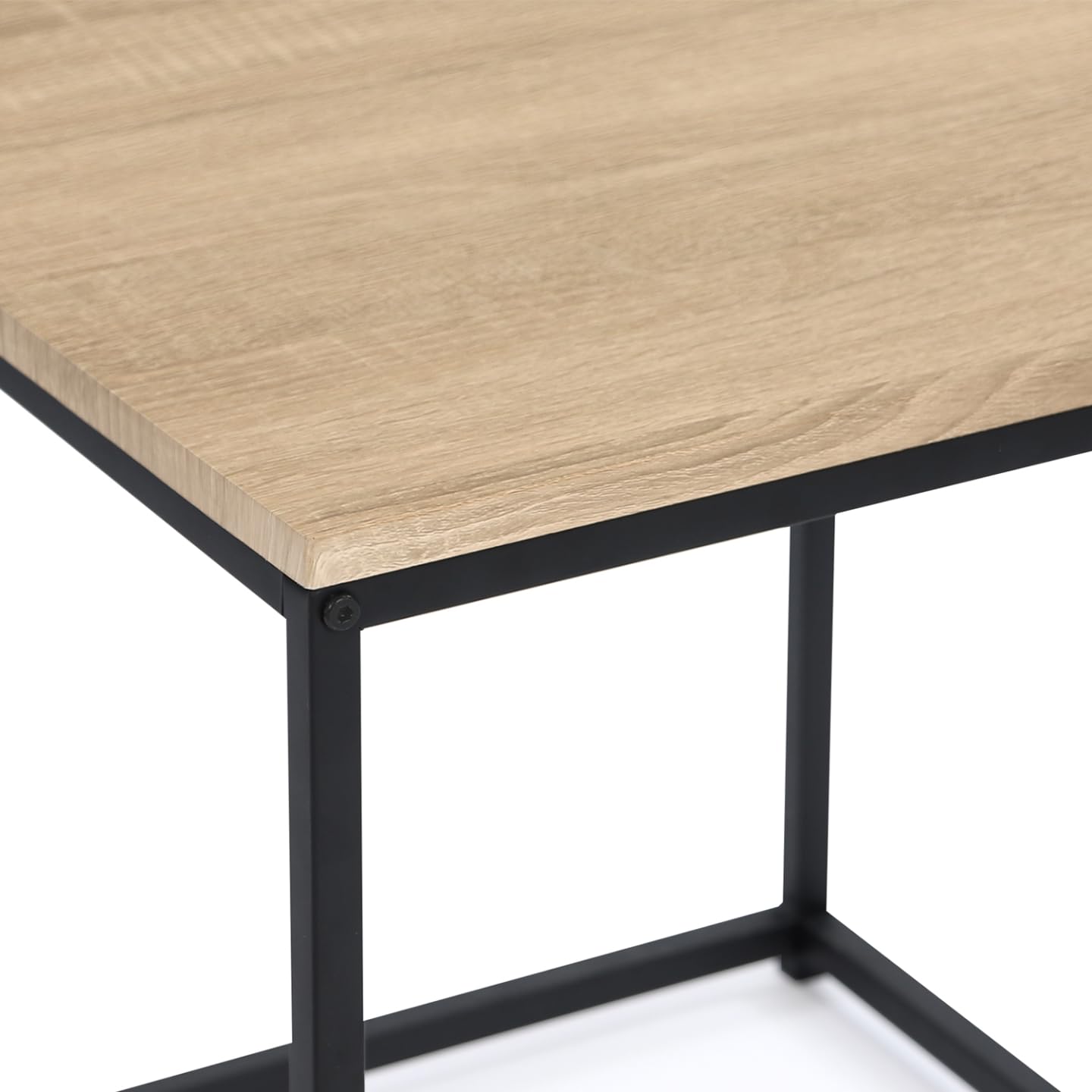 IDMarket - Lot de 3 Tables Basses gigognes Detroit 35/40/45 Design Industriel