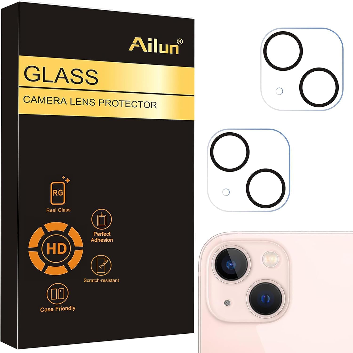 Ailun 2 Pack Camera Lens Protector for iPhone 13 & iPhone 13 Mini
