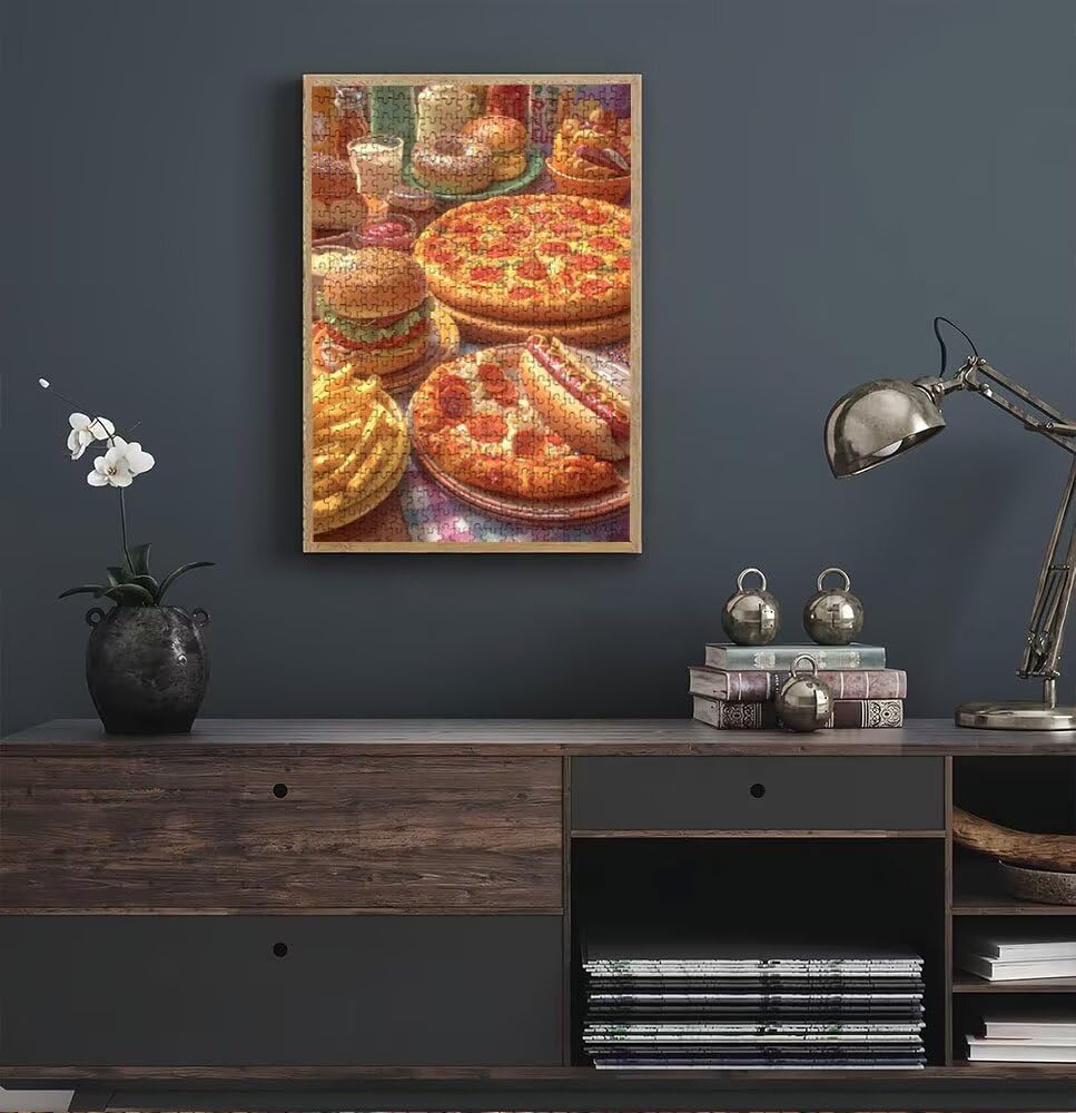 Puzzle 4000 Pezzi, Jigsaw Puzzle per Adulti, Alimenti Gonfiati BLQSBGA6-385 | Puzzle Classici, Impossibile Difficile Sfidanti Puzzles, Puzzle Decorativo per La Famiglia, Come Regalo e Decorazione Pareti