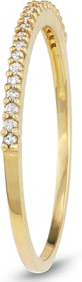 Tiara 10K Gold .1 CTTW Diamond Band