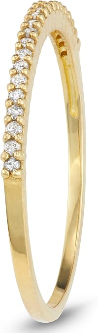 Tiara 10K Gold .1 CTTW Diamond Band