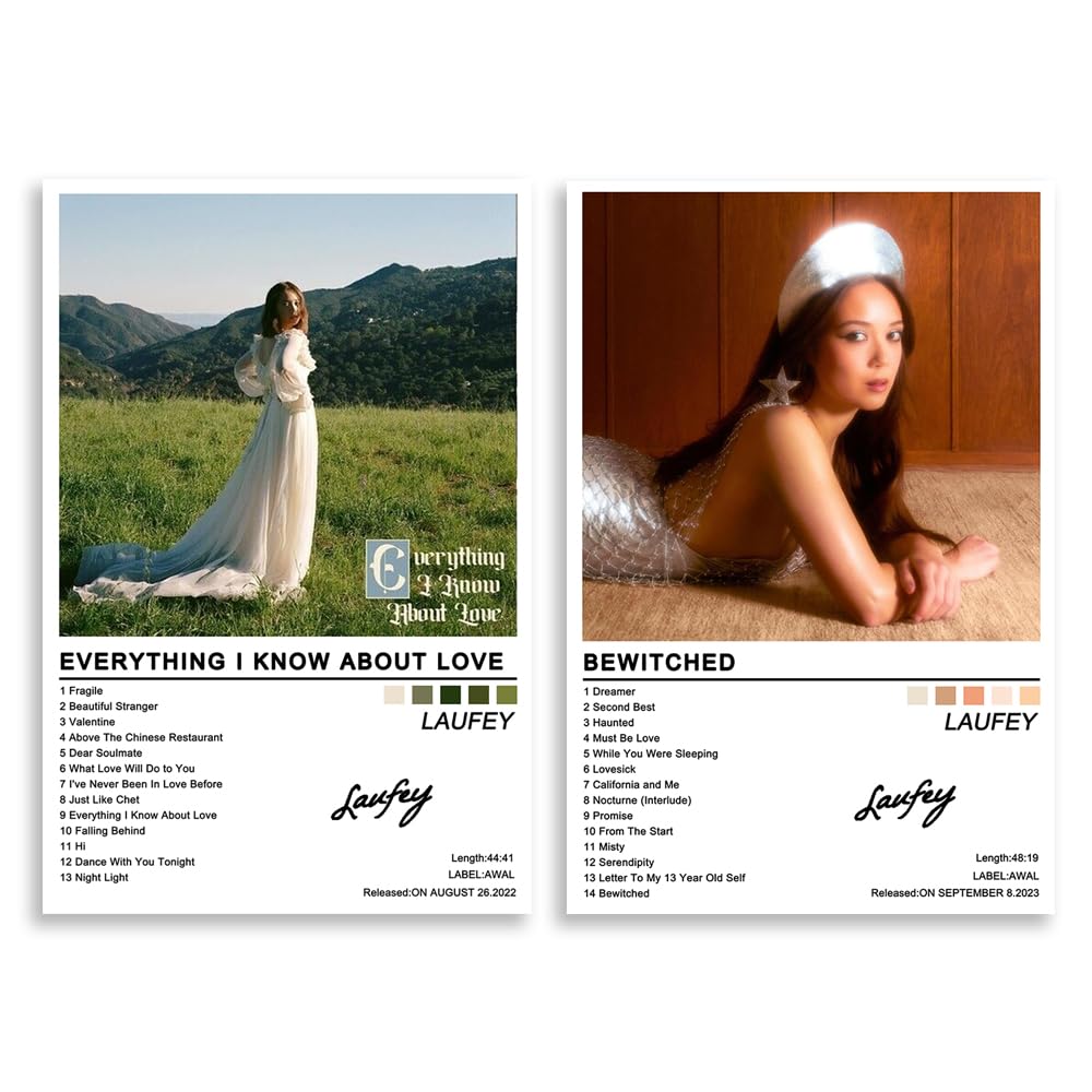 Laufey Poster Home Decor Music Singer Bewitched Album