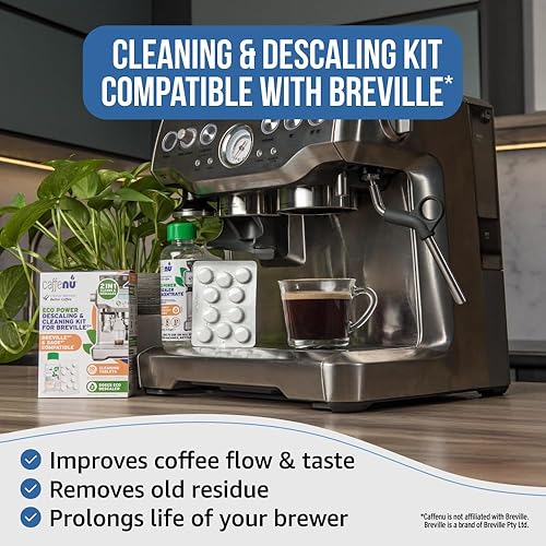 Miniatura 3 de Caffenu Kit de limpieza y descalcificación compatible con máquinas de café espresso Breville