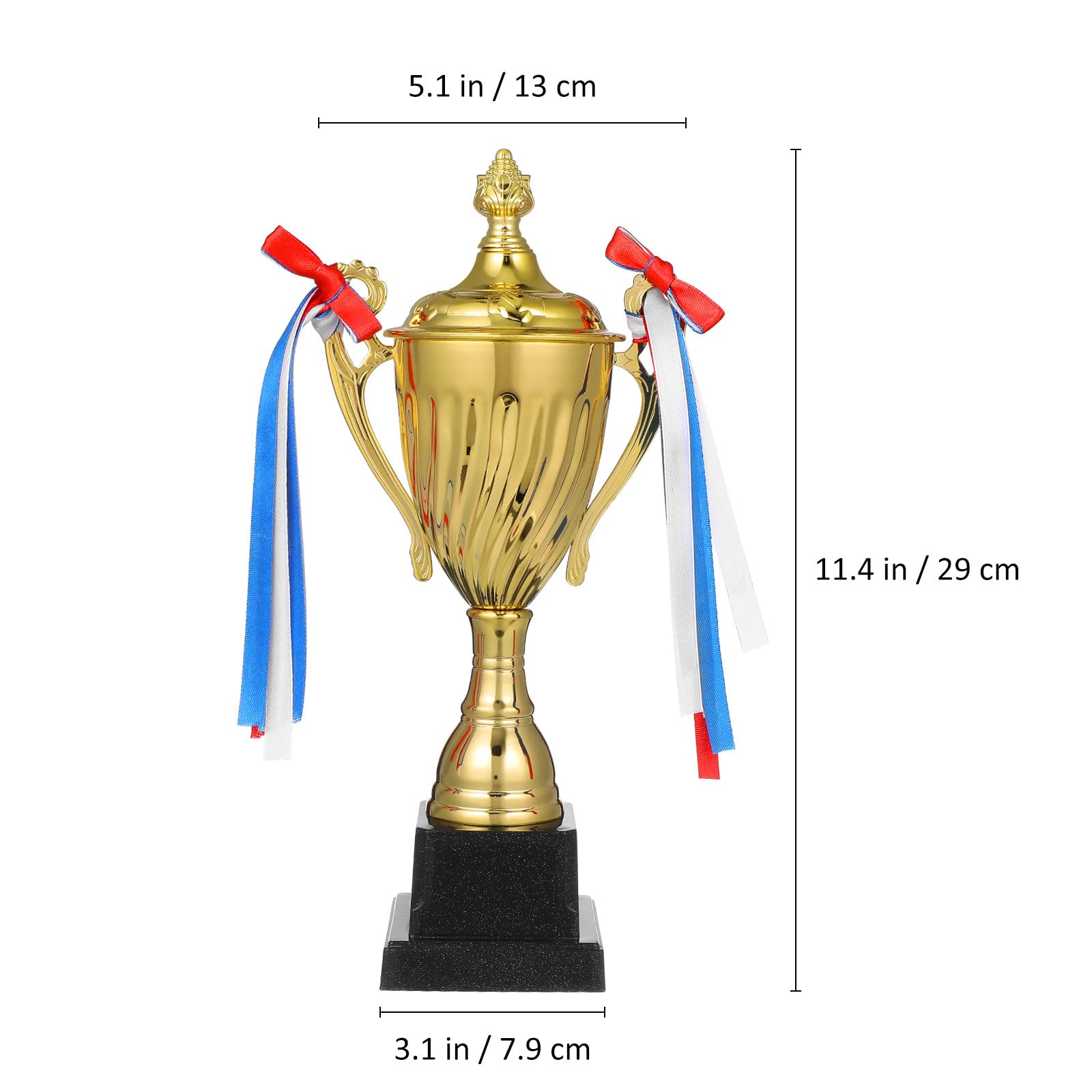 Trofeo Metálico Dorado de Competición, Premio Grande para Campeón