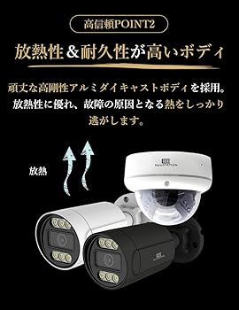 Amazon.co.jp: SecuSTATION SC-PX35 増設用単体防犯PoEカメラ