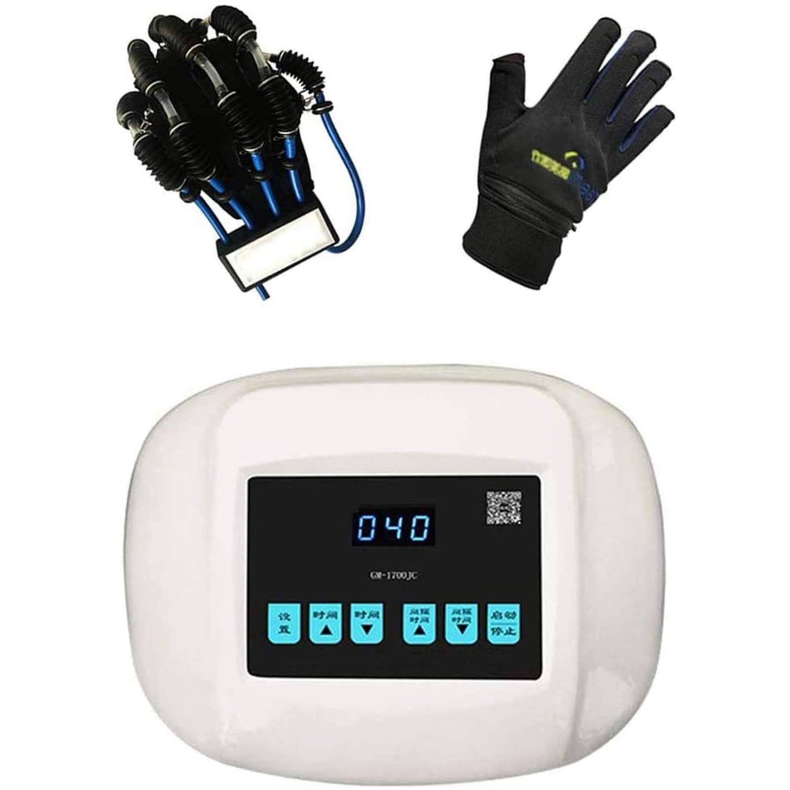 Dispositivo De Entrenamiento De Dedos, Guantes De Robot De Rehabilitación, Flexión Y Extensión Ortopédica De Dedos, para Pacientes con Hemiplejía por Accidente Cerebrovascular