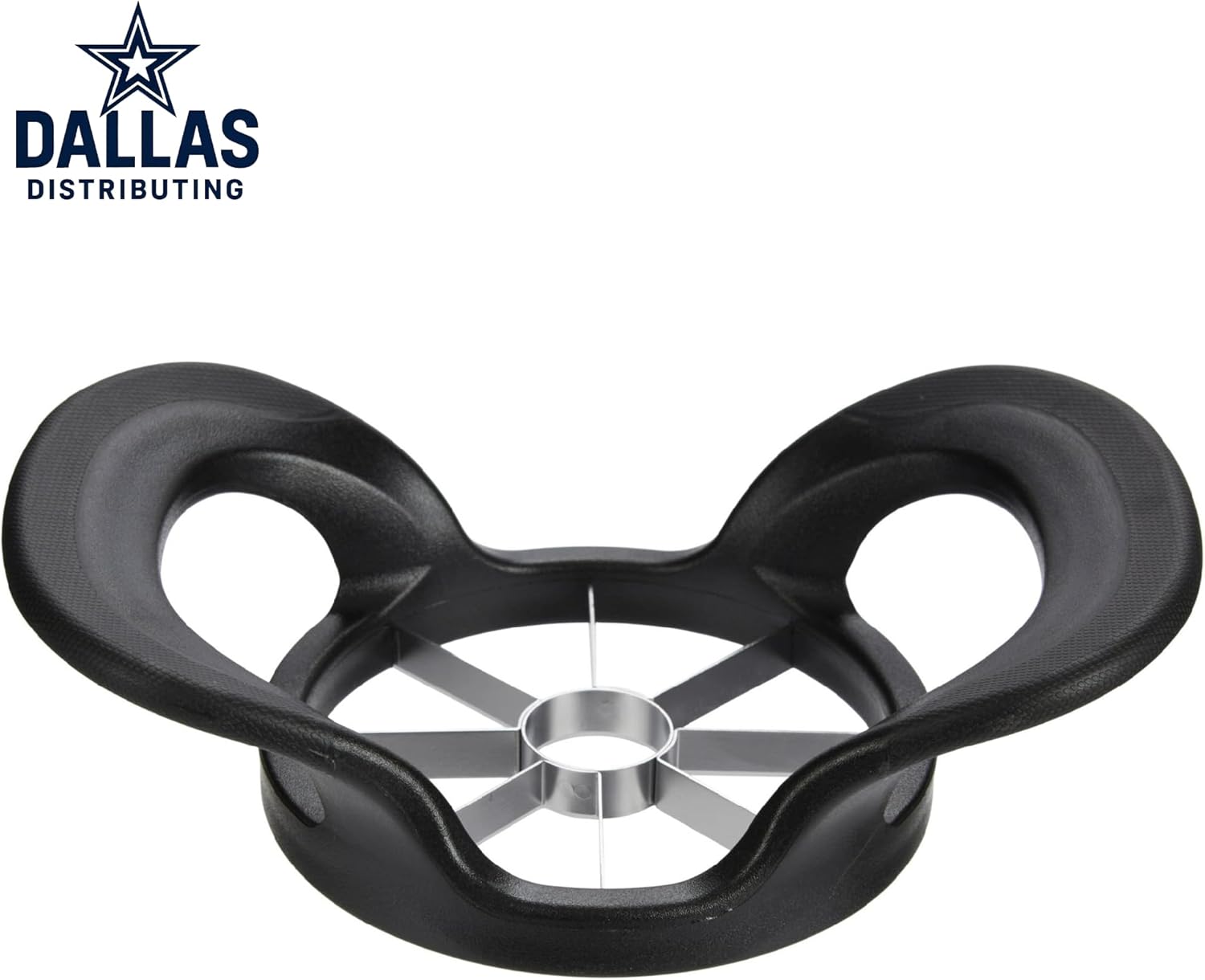 8-Wedge Apple Slicer and Corer – Stainless Steel Sharp Blades with Non-Slip Black Handle, Easy Grip Cutter for Apples, Pears, and Similar Fruits