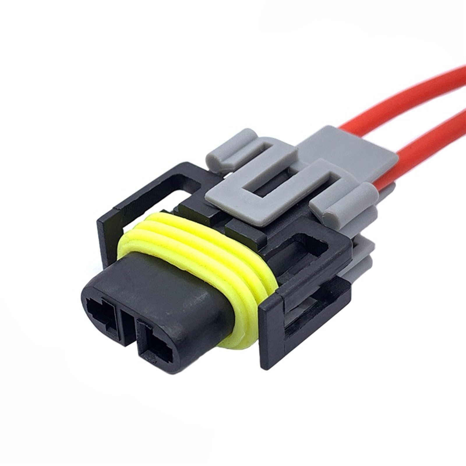 Lot de 10 connecteurs étanches à 2 broches 12124819 H11 H8 H9 (2P mâle, 10 pièces)