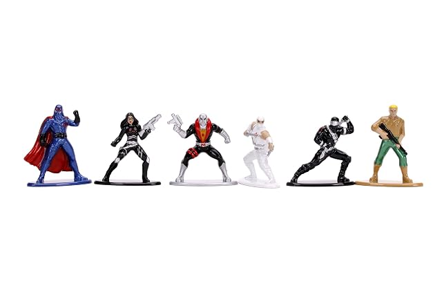 Jada - Set 6 Nanofiguras de Personajes GI Joe, Realizadas en Metal Fundido a Presión, 100% Licencia Oficial…