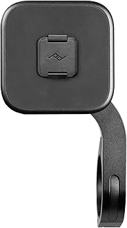 Peak Design Mobile Out Front Bike Mount, V2, Black, SlimLink Technology, Machined Aluminum Construction, Adjustable Cycling Phone Mount, Fits Most Handlebar Sizes, Bike Phone Holder