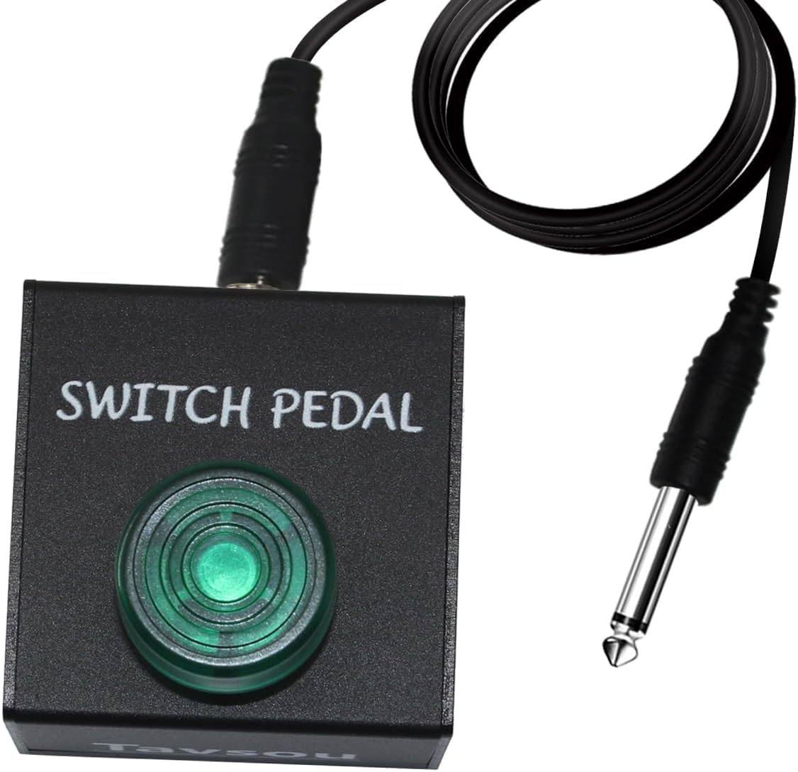 Tap Switch Pedal Para pedal de efectos con cable TS apto para pedalera de guitarra (Latch Tap Switch)