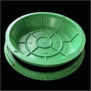 Invisible manhole cover and frame,Plastic Manhole Cover,Septic Tank Lid with Base,Customizable Embedded Manhole Covers for Pavement Gardens,Easy MaintenanceA100*100CM/39.4 * 39.4IN