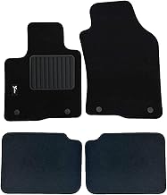 Floor Mats for Lancia New Ypsilon from 2011, High Quality Carpet, 2 Safety Pins, Rubber Heel Pad