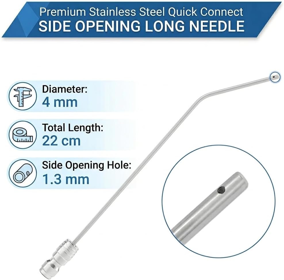 4 Pack High Pressure Washer Nozzle Kit for AC Cleaning & Washing Machine, 1/4 Quick Connect Stainless Steel Wand with Straight & Curved Spray Tips, Heavy Duty Power Washer Accessories & Hose Nozzles
