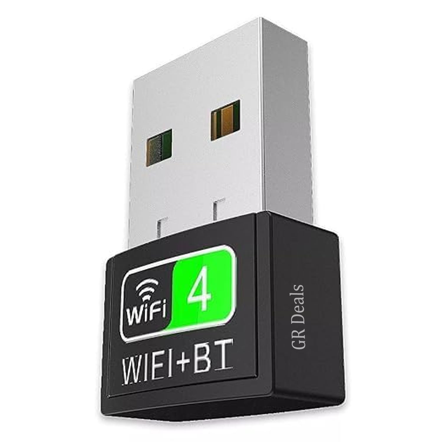 2 in 1 USB Bluetooth & WiFi Wireless Adapter Bt 4.2 150Mbps WiFi Dongle Network Card WiFi Receiver Bluetooth Transmitter for PC, Laptop, Desktop.