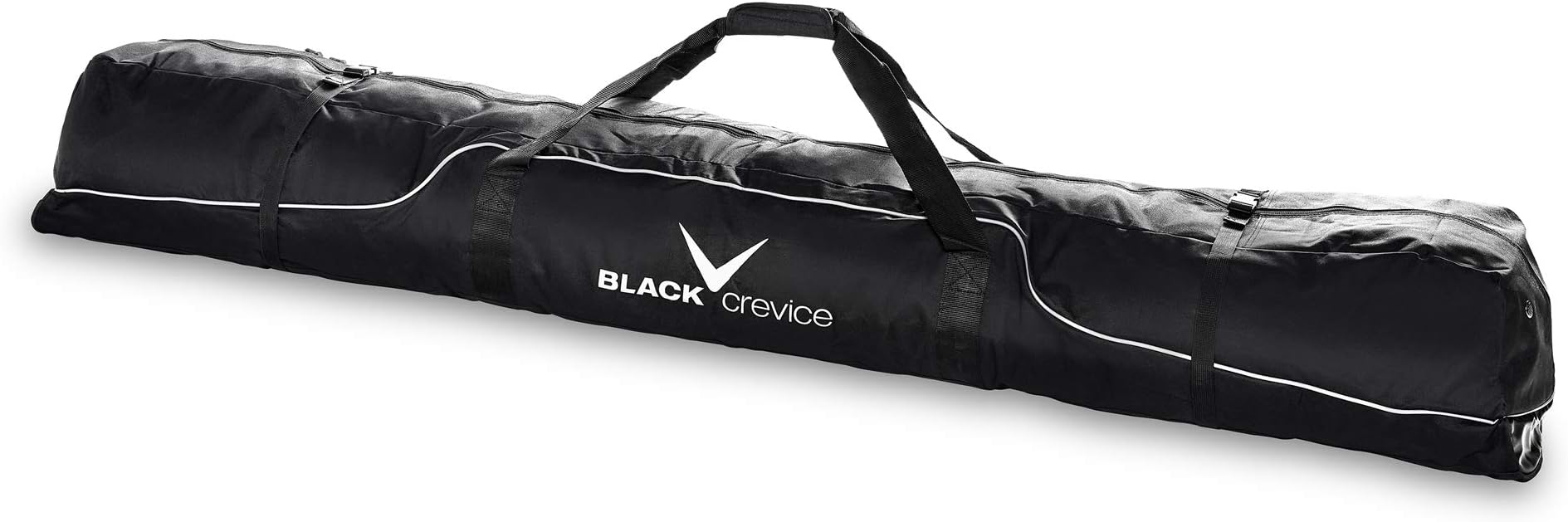 Black CreviceAdult Unisex Ski Bag for 3 Pairs of Alpine Skis