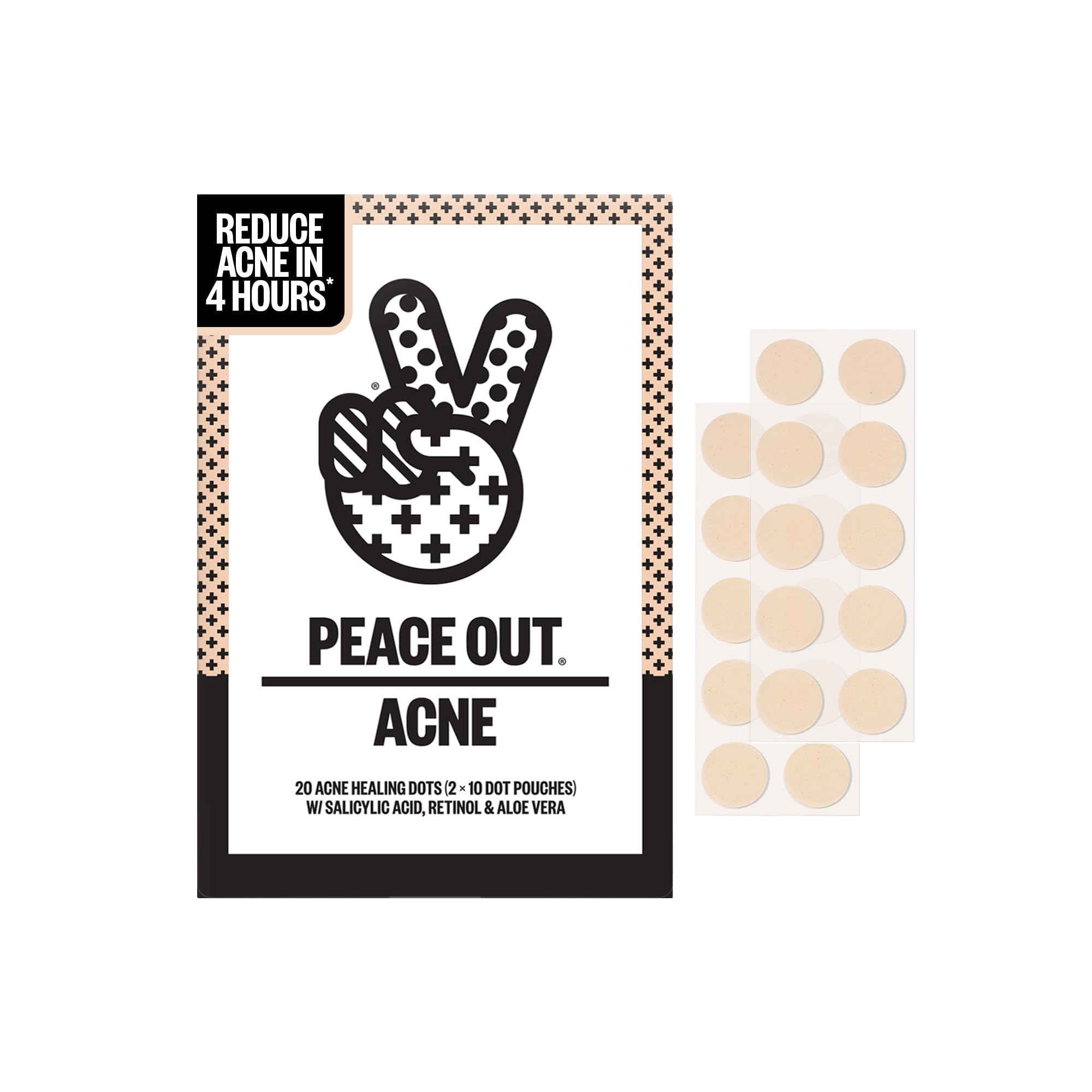 Peace Out Acne Healing Dots - 20 Dots