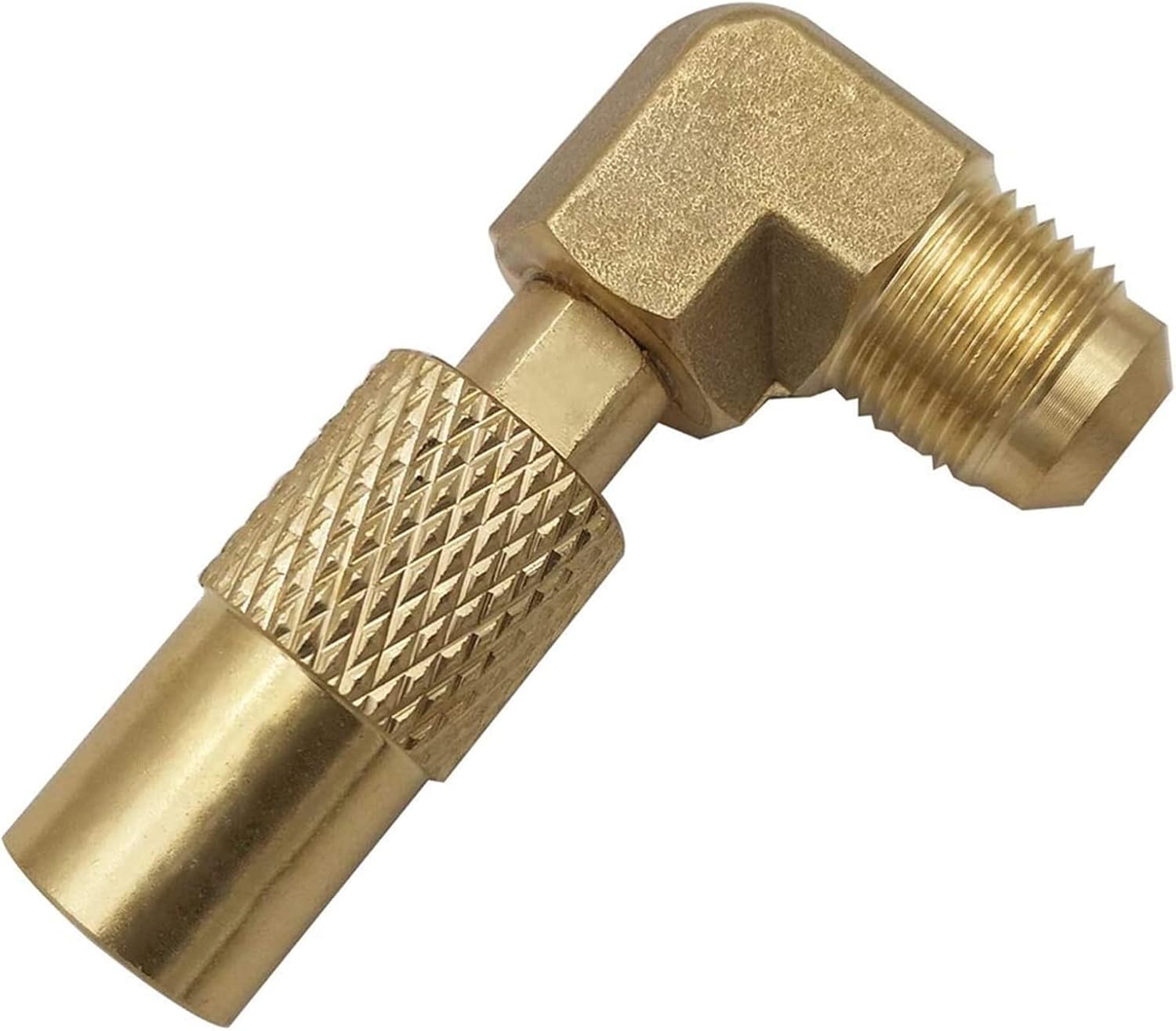 AVIMYA Propane Elbow Adapter with 3/8" Male Flare Connect Propane Extension Hose for Blackstone 17Inch and 22 Inch Tabletop Camp Grill