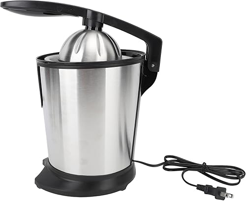 Miniatura 7 de Exprimidor eléctrico de cítricos, 180 W, 15000 rpm, apagado automático, acero inoxidable, exprimidor naranja, motor ultra potente, mango suave,