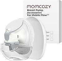 Vista 10 de Momcozy - Extractor de leche de manos libres portátil Mobile Flow M9, control discreto por aplicación con múltiples modos personalizables y 15