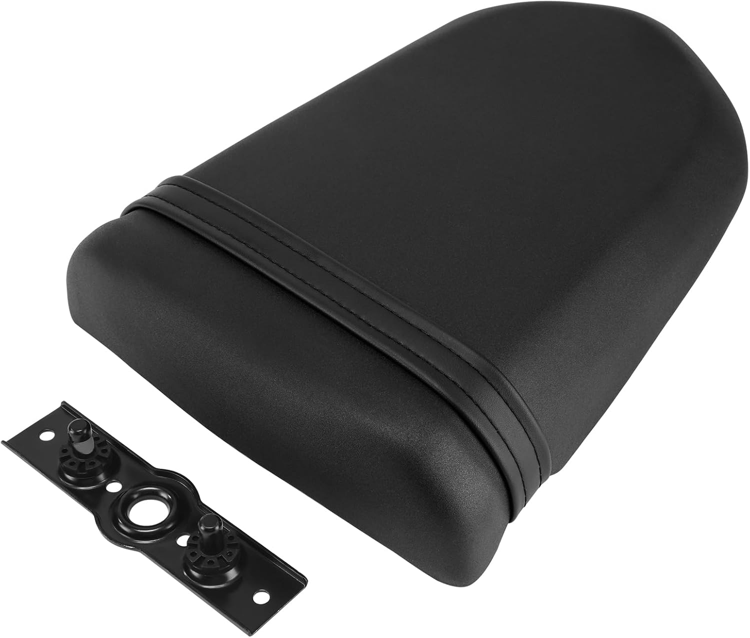 TCMT Black Leather Rear Seat Motorcycle Passenger Pillion Fits For Suzuki GSX-R 1000 GSXR 1000 2003-2004 K3 K4