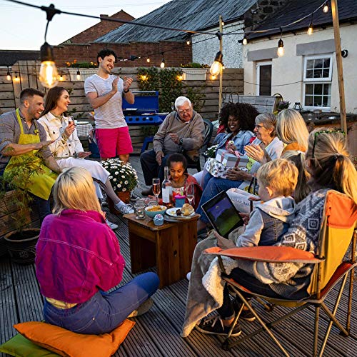 Meconard 15 Pack Led S14 Replacement Light Bulbs, Shatterproof Waterproof 2W Outdoor String Light Bulbs, E26 Medium Base, 2200K Warm White, 120Lm, Cri90, Non-Dimmable #TOP5