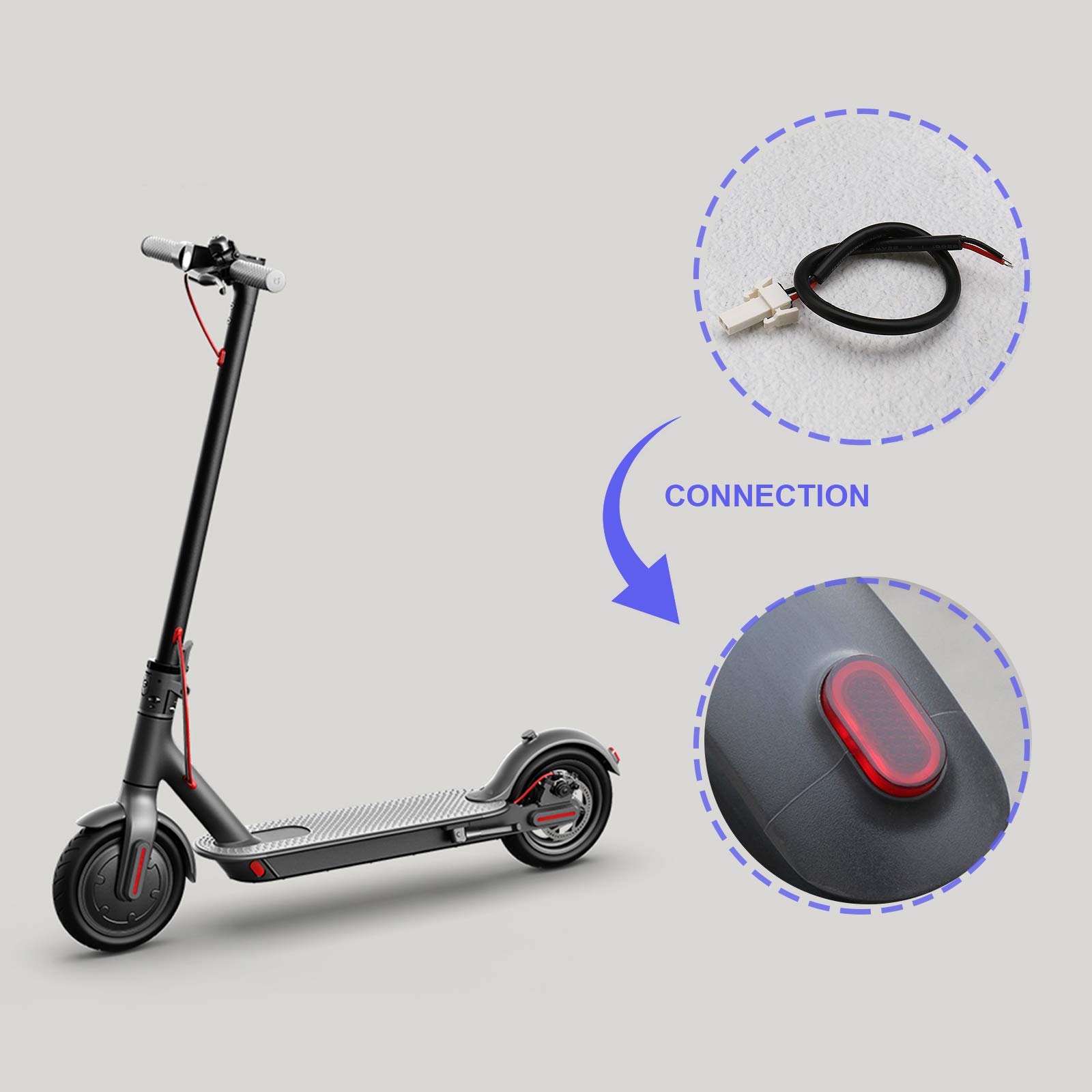 Image secondaire de Câble de Connexion pour Feu Arrière de Scooter Électrique M365 - 18,5 cm