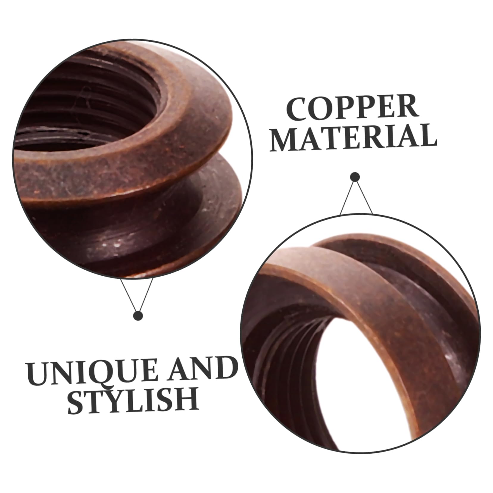 NULYLU Guitar End Nail Cap Tail Pin for Strap Acoustic Guitar Pickup Endpin Button Cap 3/8-32 Thread Size Versatile Accessory