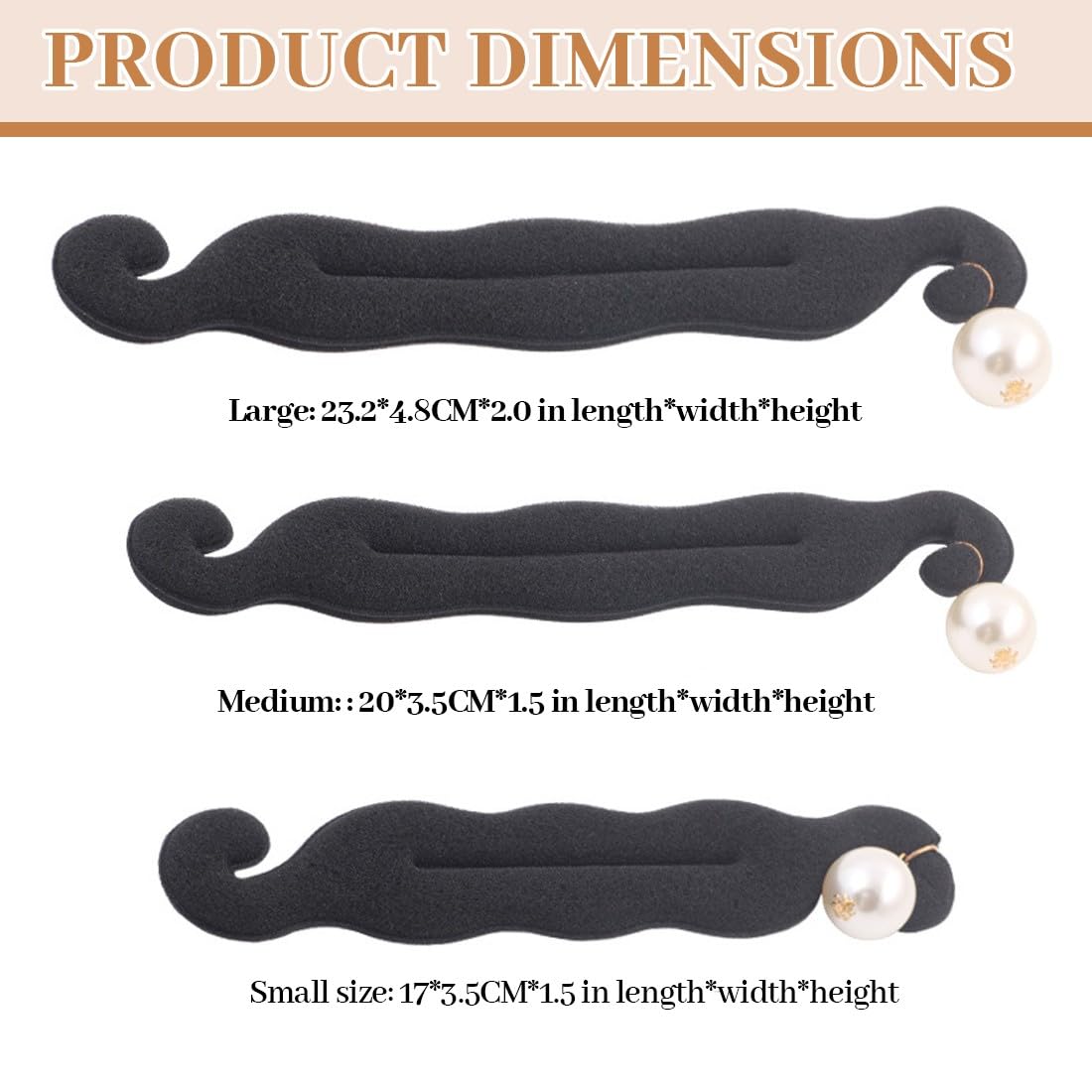 Chignon Facile per Capelli,3 Pcs Strumento per La Creazione Rapida di Chignon,Capelli Strumento per Intrecciare,Capellis Ricci Accessori,per Raccogliere Capellis