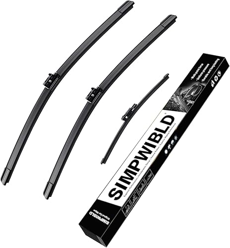 Juego de 3 limpiaparabrisas de repuesto de fábrica para Mercedes-Benz GLC 250300350GLC43 AMGGLC63 AMG 2016-2021 AMG, 22 + 12 pulgadas (juego de 3)