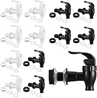 Vista 1 de Honoson 12 juegos de grifos de repuesto sin BPA, palancas de boquilla reutilizables para válvula de grifo para riego al aire libre, barril