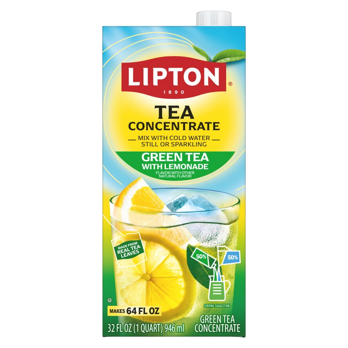With Lemonade Flavored Tea Concentrate